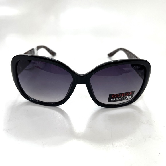 GUESS Butterfly Sunglasses GO00043 Acetate Black Logo Leopard
